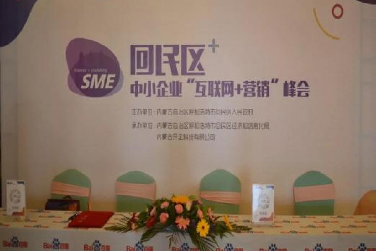 回民区中小企业“互联网+营销”峰会